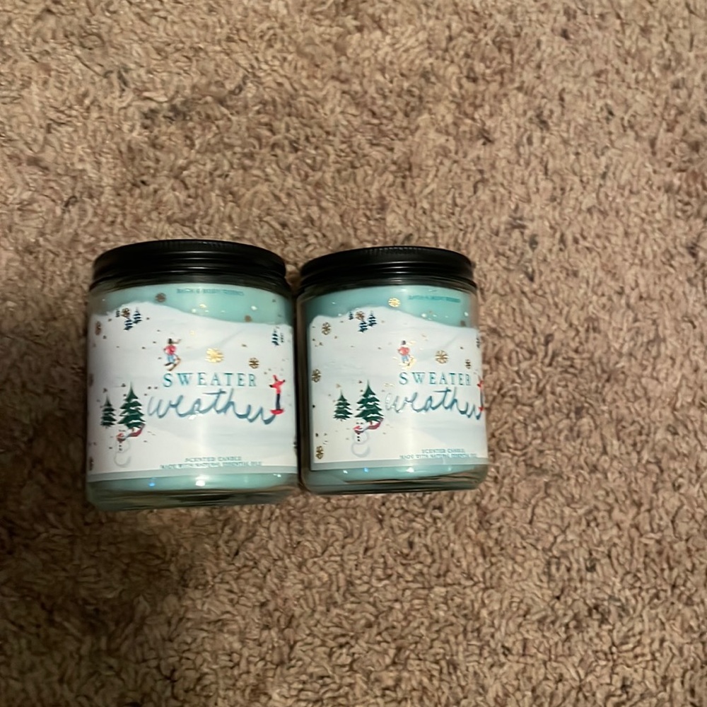 2 Sweater Weather Candles